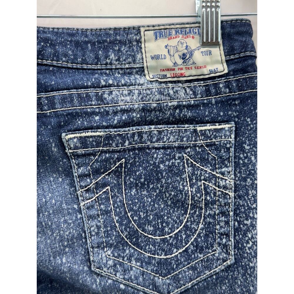 Women’s 31 skinny true religion, bleached wash jeans - Picture 7 of 12